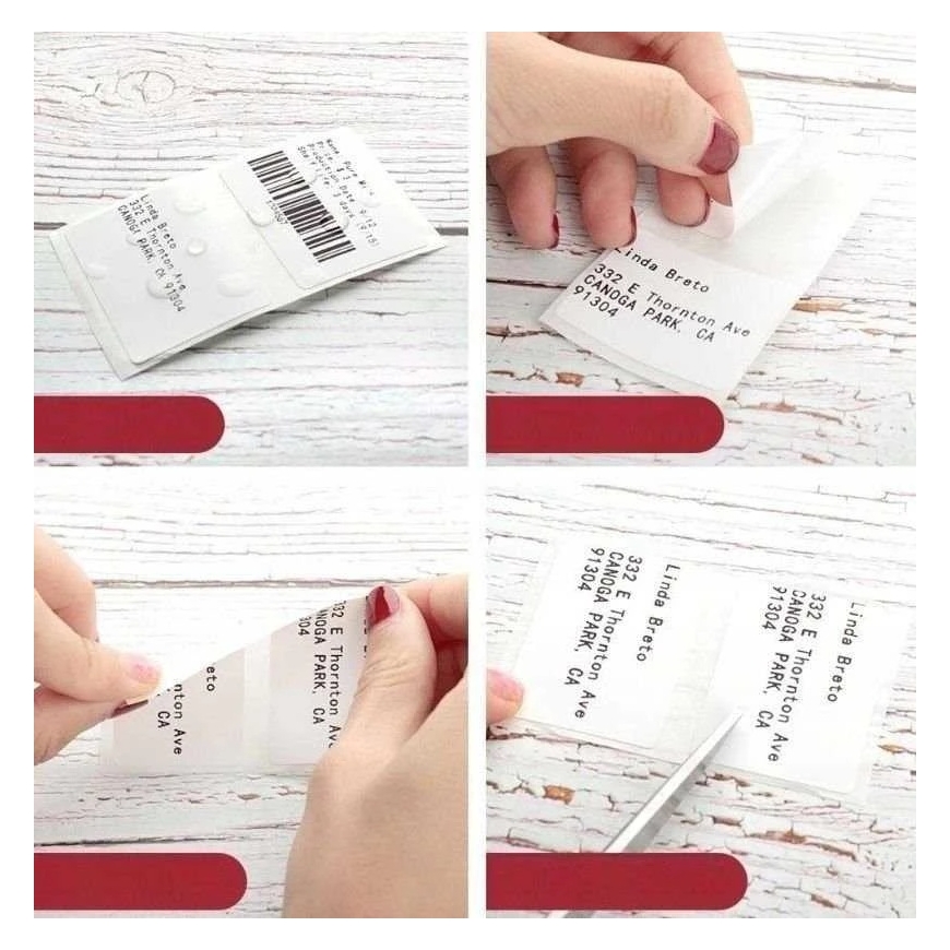 "Phomemo" liimilehed 40x60 mm, Valge, 1 rull, sobib "Phomemo" M110 M120 M200 M220 M221 / XP4060-130 – 4