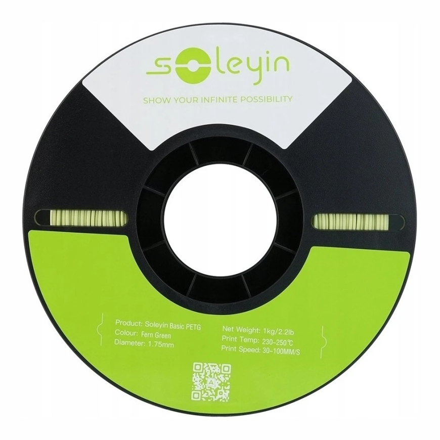 Gija Creality Soleyin Basic PETG 1.75mm 1kg – sananjalovihreä – 2