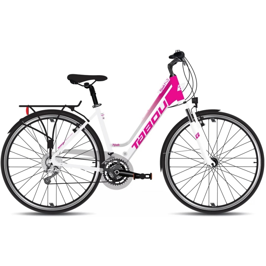 Tabou Kinetic 2 W Bicycle white-fuchsia-S / 17" (Size: S / 17")