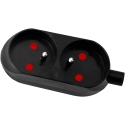 Plastrol Extension Cord with Dual Socket Plastrol Extension Cord with Dual Socket