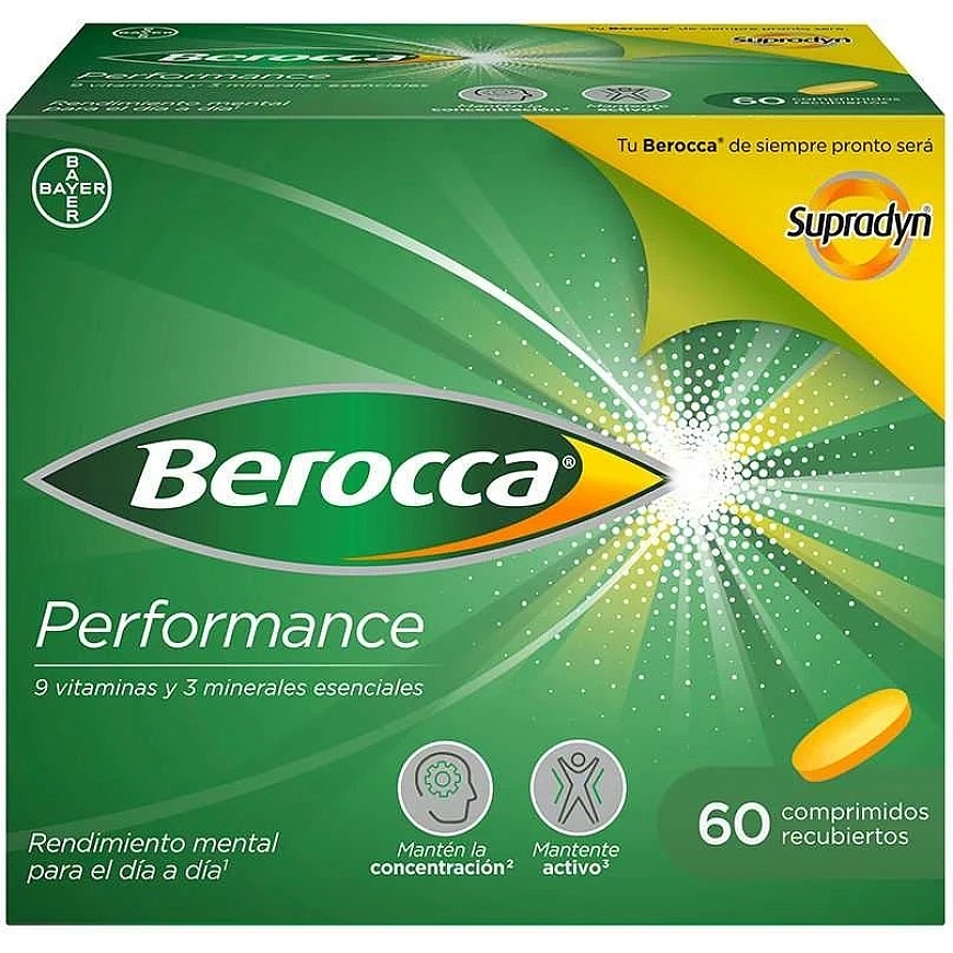 Berocca Performance uztura bagātinātājs, 60 tabletes – 2