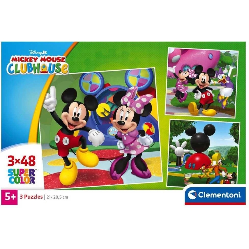 Clementoni Puzzle 3x48 pcs - Mickey Mouse – 2