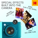 Kodak SMILE+ Моментальный фотоаппарат, 2x3'', Синий