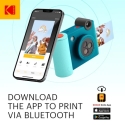 Kodak SMILE+ Hetkikamera, 2x3'', Sininen Kodak SMILE+ Hetkikamera, 2x3'', Sininen