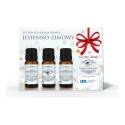 Optima Natura Autumn-Winter Essential Oil Set for Aromatherapy Lemon + Thieves + Eucalyptus 3x10ml