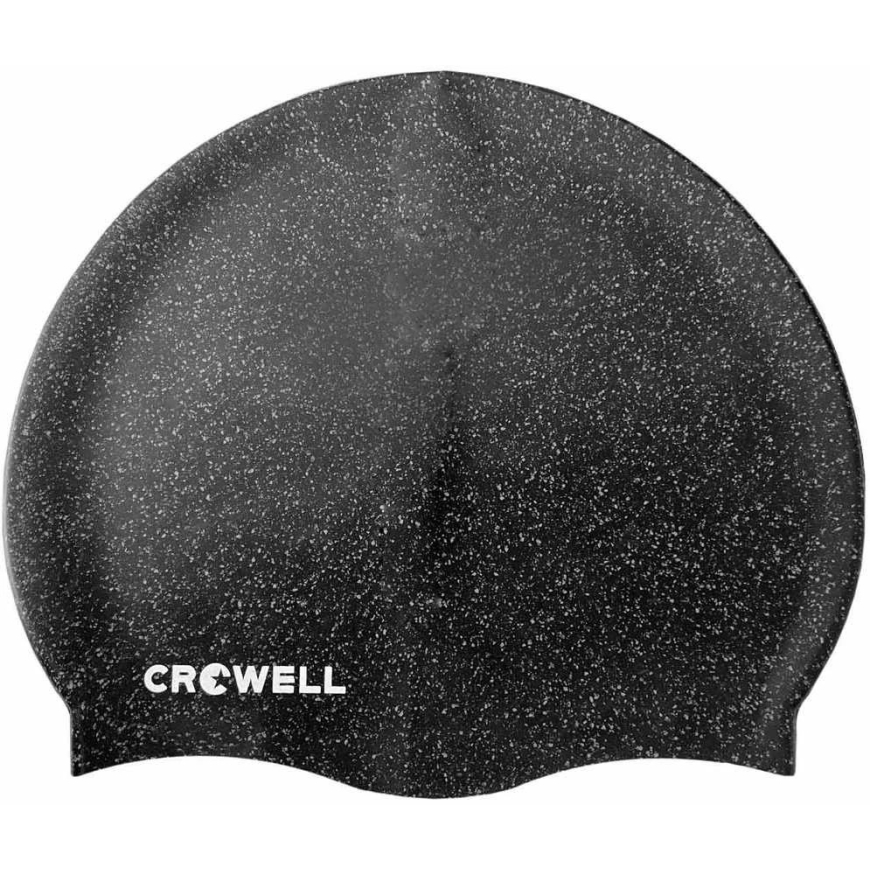 Crowell Recycling Pearl melna silikona peldēšanas cepure col.1
