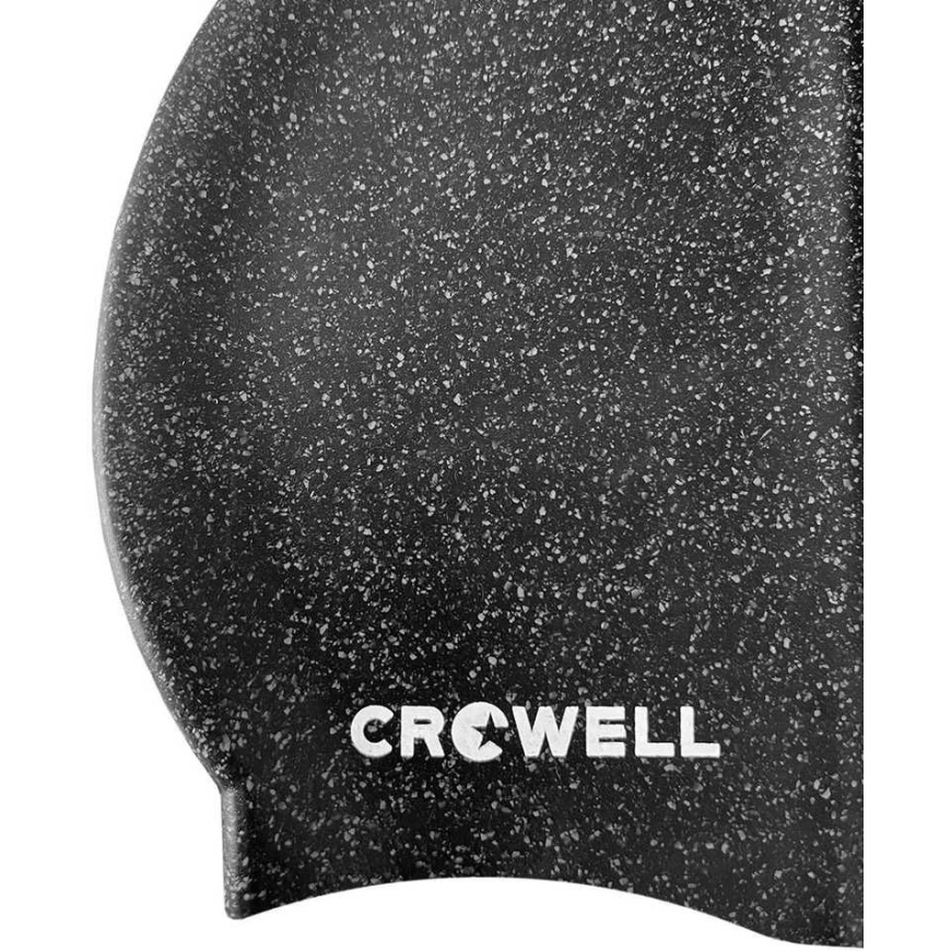 Силиконовая шапочка для плавания Crowell Recycling Pearl черного цвета col.1 – 2