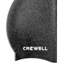 Crowell Recycling Pearl Black Silicone Swim Cap col.1