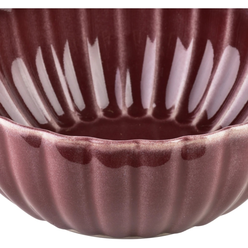 Affek Design EVIE BURGUNDY Bļoda 650ml 16,7x16,7x6,7cm – 2