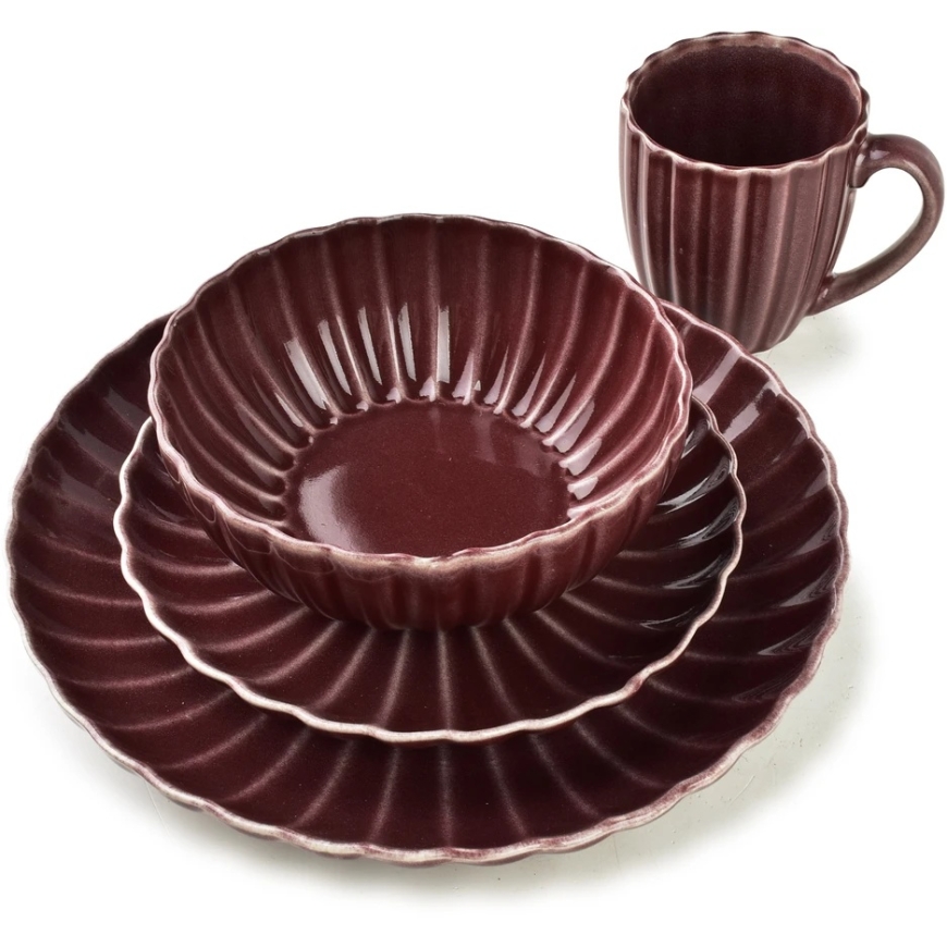 Affek Design EVIE BURGUNDY Miska 650ml 16,7x16,7x6,7cm – 4