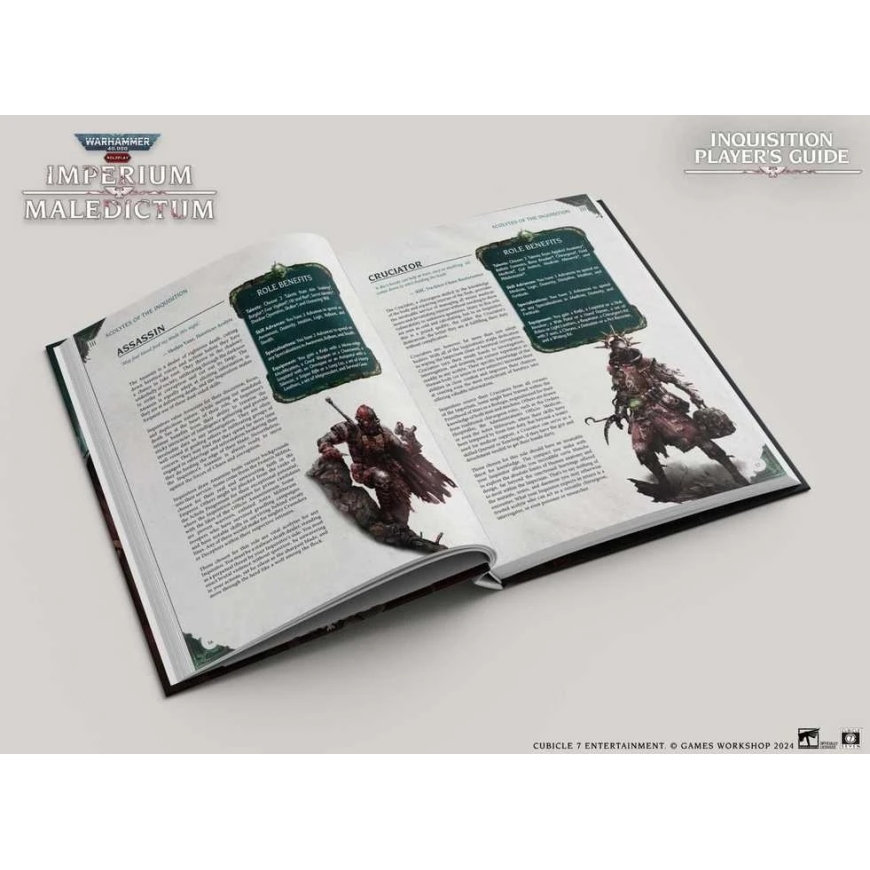 Cubicle 7 Warhammer 40k RPG: Imperium Maledictum Inquisition Mängijajuhend – 3