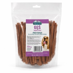 PETITTO Soft Goose Meat Strips - Dog Treat - 500g