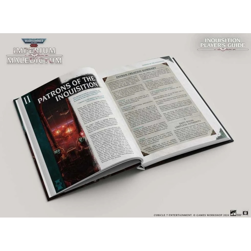 Cubicle 7 Warhammer 40k RPG: Imperium Maledictum Inquisition Руководство игрока – 4