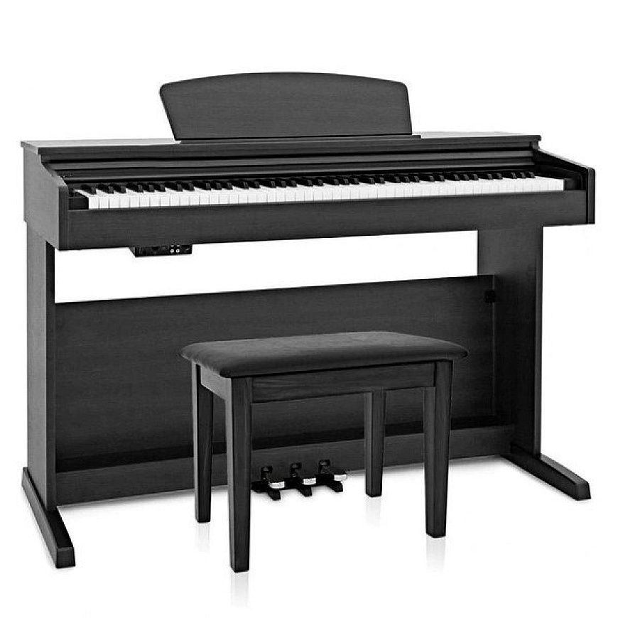 Dynatone SLP-175 BLK - digitālais klavieres ar soliņu