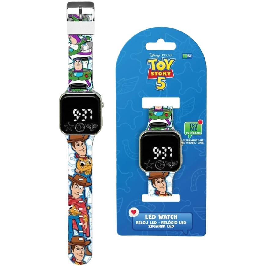 Kids Smartwatch Toy Story 5 Woody Digital LED Watch for Children / Tsf4022 (SB11925)