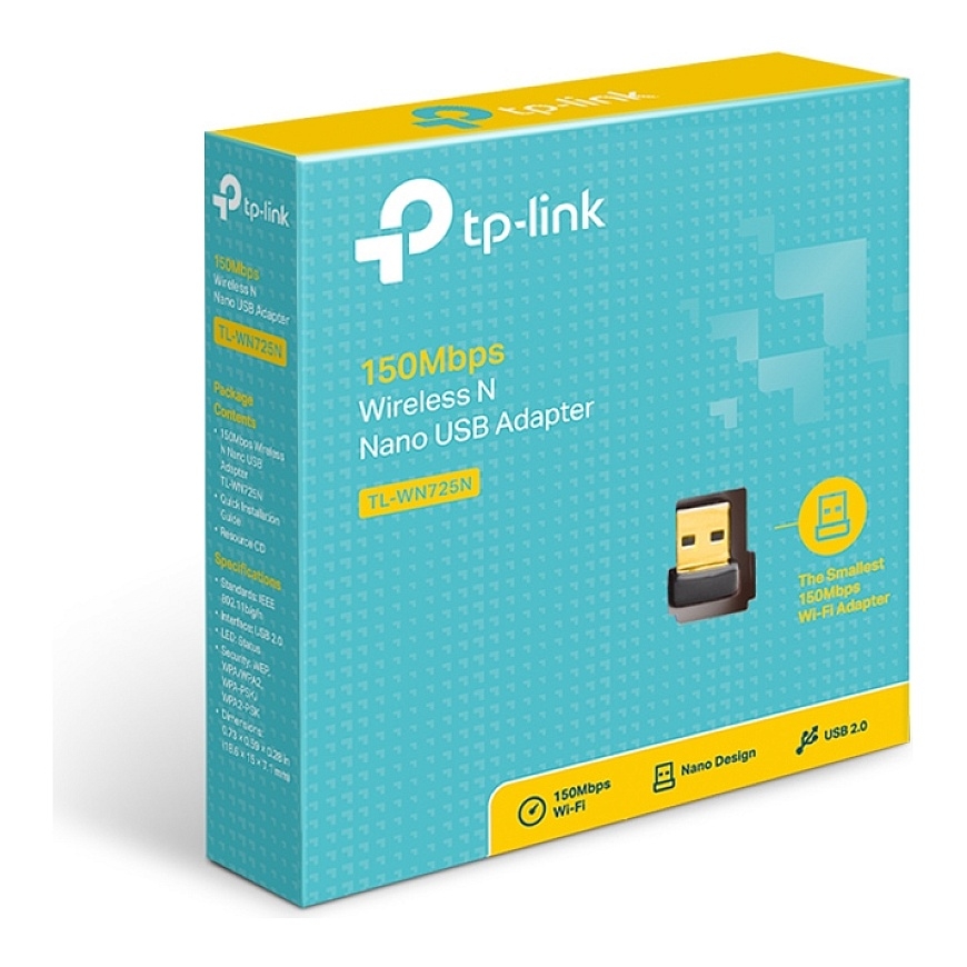 TP-Link TL-WN725N tinklo plokštė WLAN 150 Mbit/ai – 4