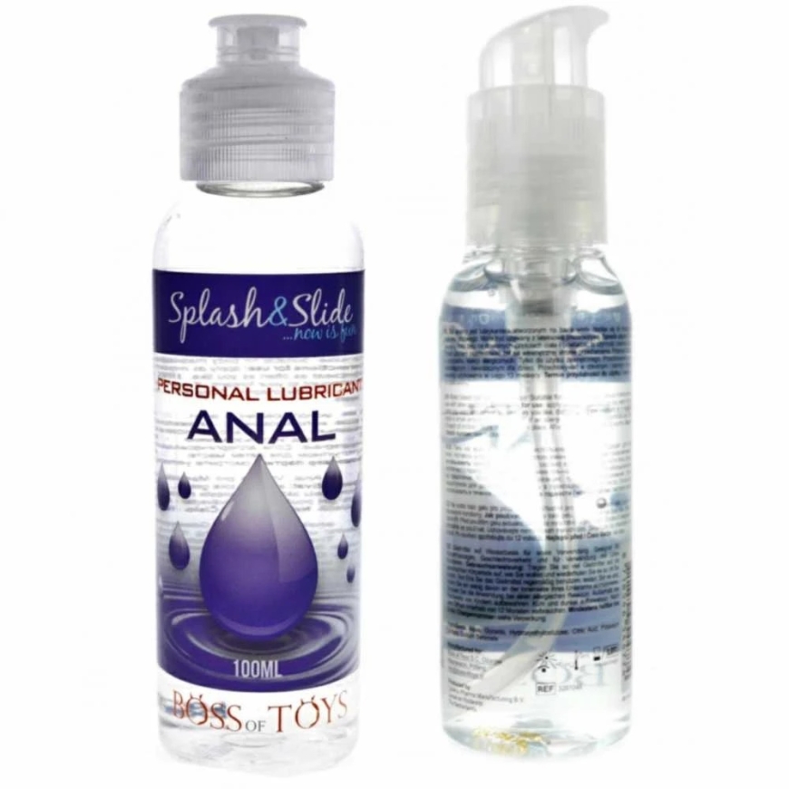 B sērijas „Splash & Slide” personīgais ūdens bāzes lubrikants, bieza formula, intīmam seksam, anālais, 100 ml – 2