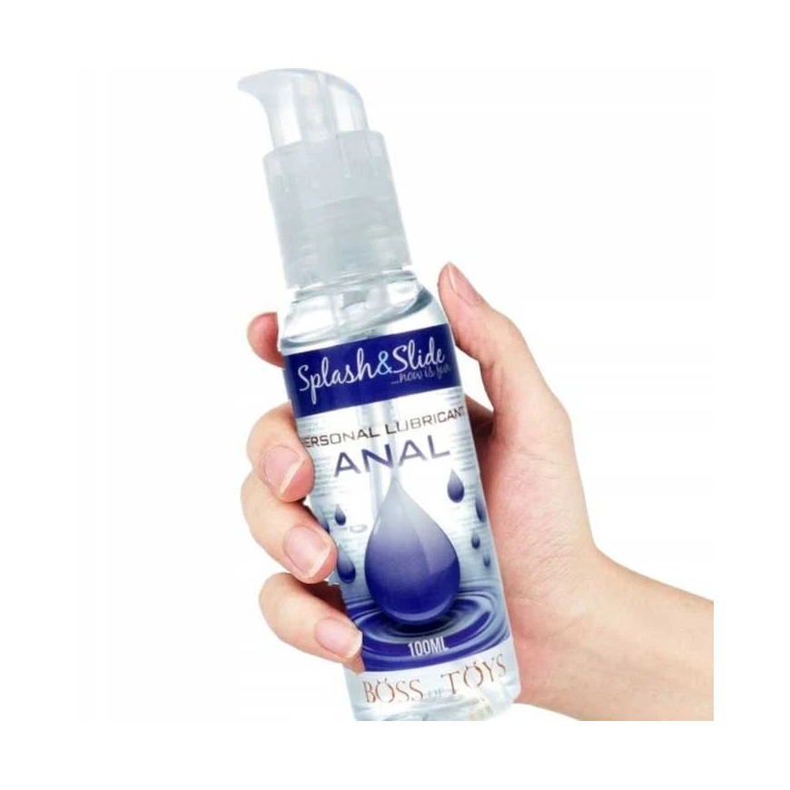 B sērijas „Splash & Slide” personīgais ūdens bāzes lubrikants, bieza formula, intīmam seksam, anālais, 100 ml – 3