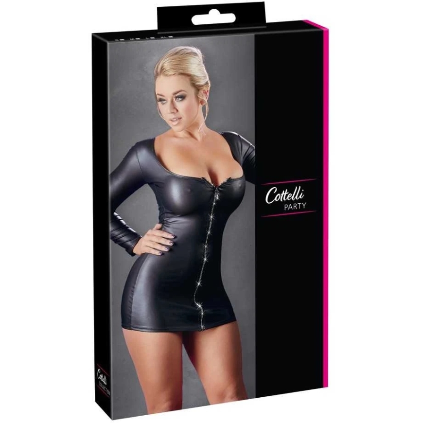 Cottelli Party Dress with Sparkly Zipper