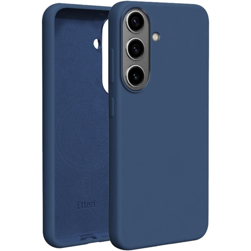 Dark Blue Silicone Mag Case for Samsung Galaxy S26