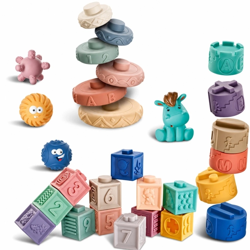 Woopie Baby sensoorilised plokid 27 tk pehmed – 4