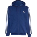 Men's Hoodie adidas Essentials 3-Stripes Fleece Full-Zip Hoodie Dark Blue KY4144 (S) Men's Hoodie adidas Essentials 3-Stripes Fleece Full-Zip Hoodie Dark Blue KY4144 (S)