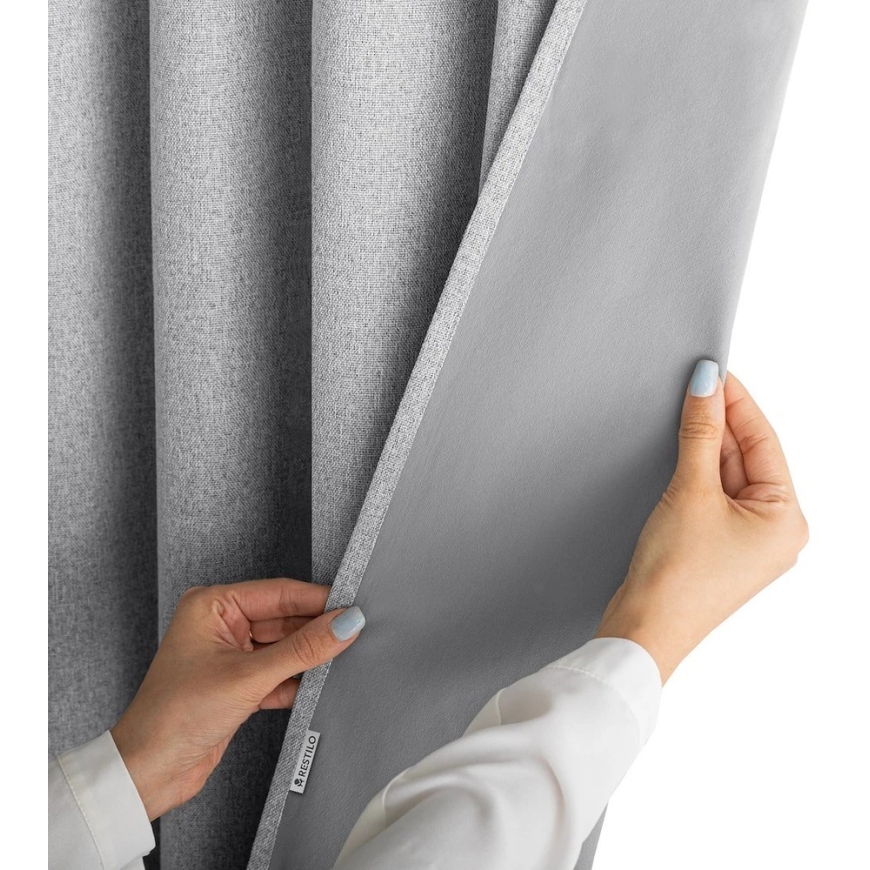 Harmaa verho Corita AmeliaHome 140 × 160 cm – 4