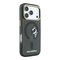 Apple iPhone 18 Pro HC MagSafe IML Peekaboo Print ir metalinis rėmas juodas
