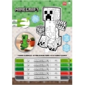 KIDS Euroswani poolt laste jaoks litsentseeritud tarvikud. Värvi oma 2D Minecrafti figuur. KIDS Euroswani poolt laste jaoks litsentseeritud tarvikud. Värvi oma 2D Minecrafti figuur.