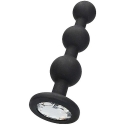 Ouch By Shots Oi! Anal Plug Black Silicone Plug 12 cm