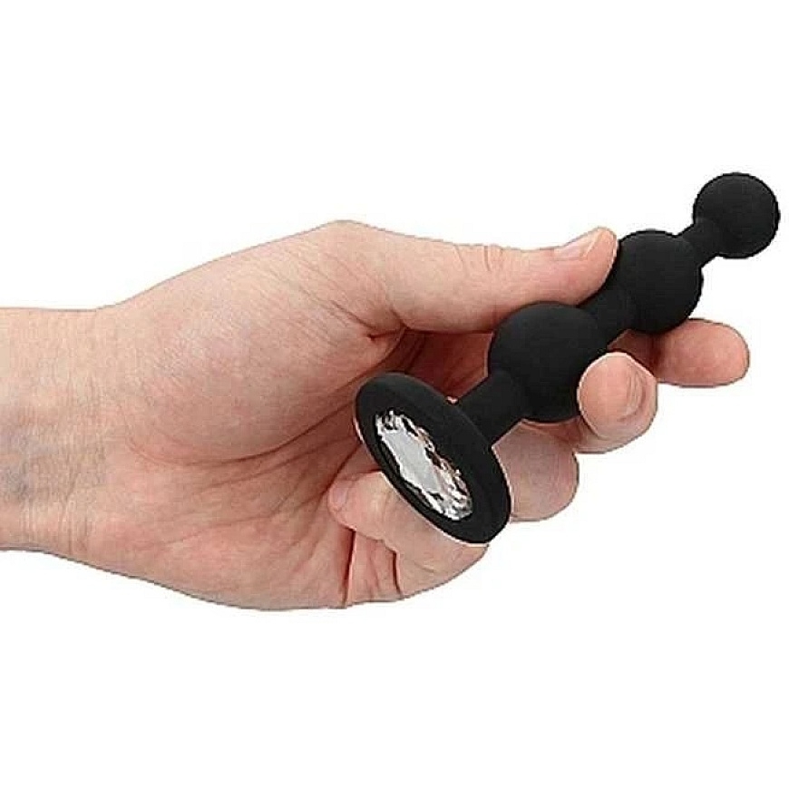 Ouch By Shots Oi! Anaalplug Must Silikoonist Plug 12 cm – 4