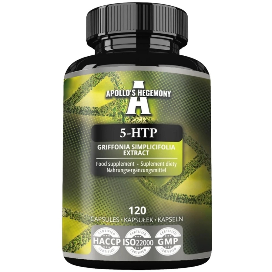 Apollos Hegemony 5-HTP ravintolisä 120 kapselia