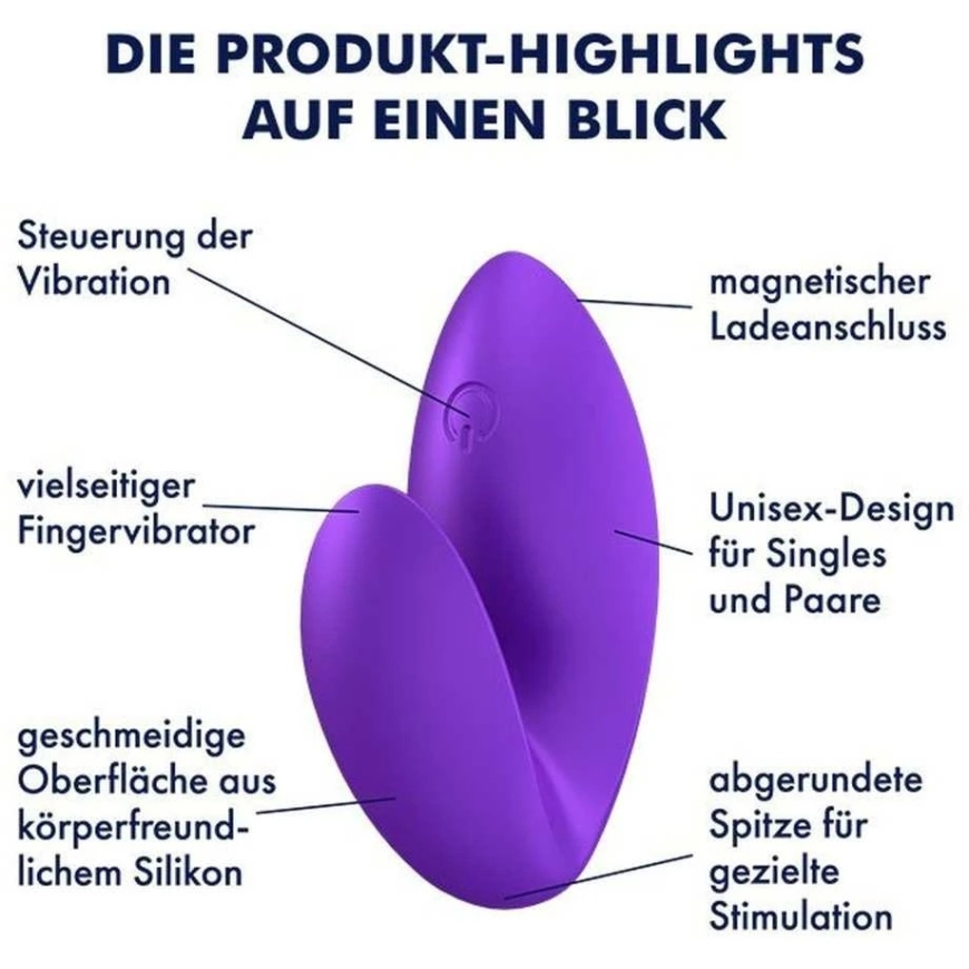 Satisfyer Love Riot Finger Vibrator Purple – 2
