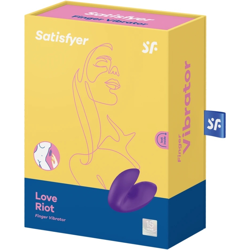 Satisfyer Love Riot Фингер Вибратор Фиолетовый – 5