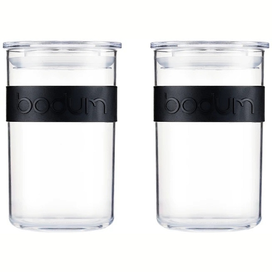Bodum köögikonteinerid Presso 0.6L 2 tk Must