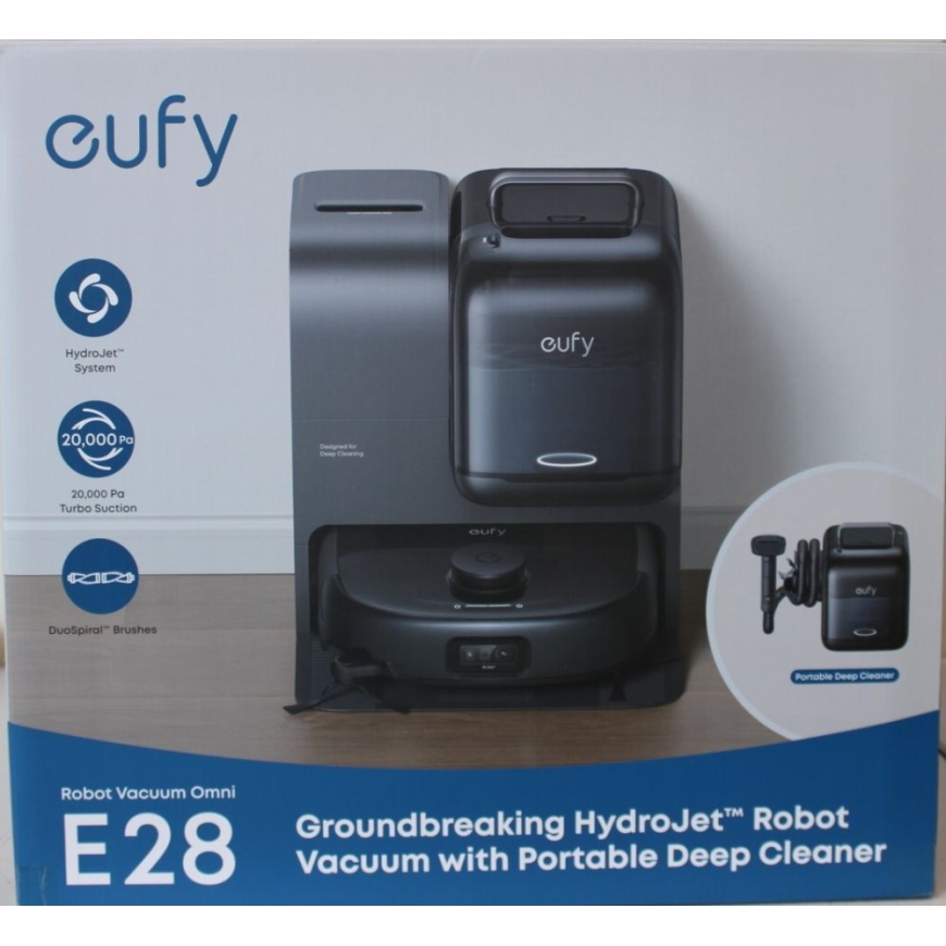 SALE OUT. Robot Vacuum Cleaner Omni E28, Black | Robot Vacuum Cleaner | Omni E28 | Wet&Dry | Dust capacity 3 L | 20000 Pa | Blac