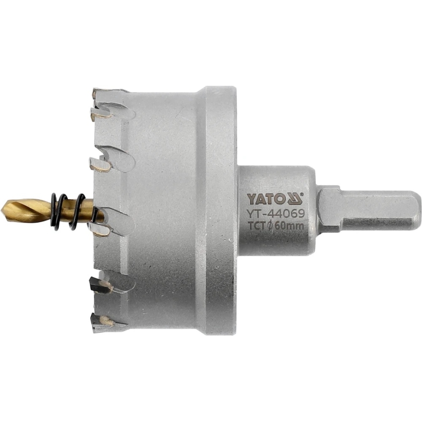 Yato Caurumu zāģis / urbis metālam TCT | 60 mm (YT-44069) – 2