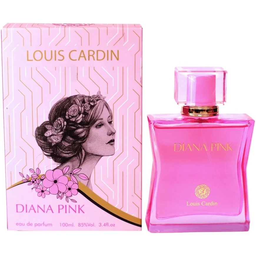 Louis Cardin Diana Rožinė EDP parfumuotas vanduo moterims, 100 ml – 3