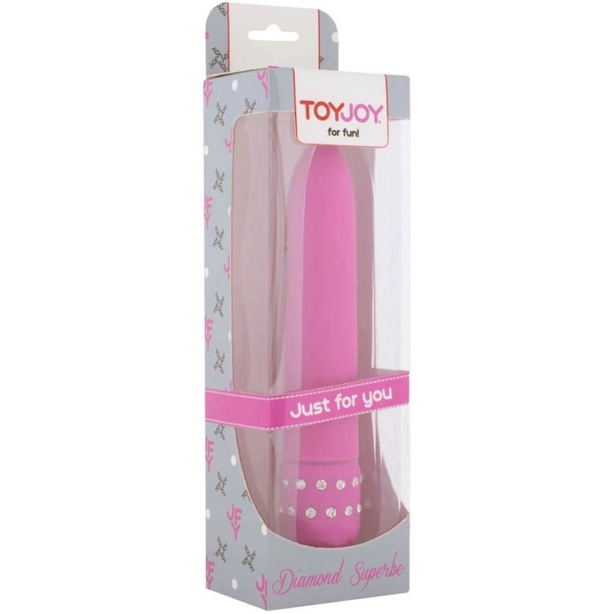 TOYJOY Õhuke, Sile, Klassikaline Kristallvibraator, 15 cm – 2