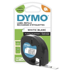 DYMO 12mm LetraTAG Plastic tape etikettien kirjoitusnauha