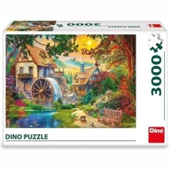 Dinosaur Puzzle 3000 Pcs: Picturesque Mill