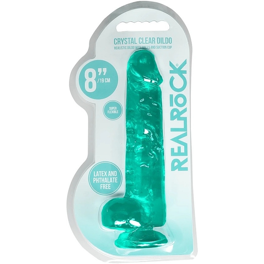 Realrock By Shots Realrock Dildo garš ar spēcīgu sūkņu tasīti 21cm – 3
