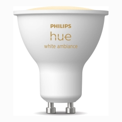 Philips Hue balts atmosfēras apgaismojums GU10 – viedais virziena gaismeklis