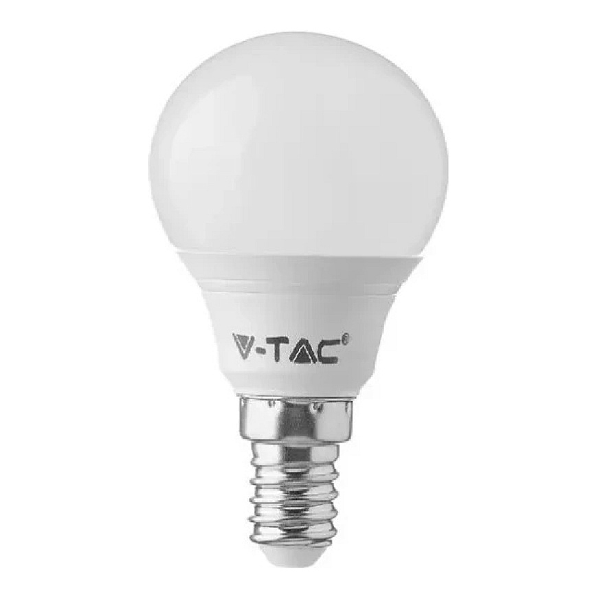 V-tac 4,5W LED lemputė E14, P45, 4000K, 6vnt. pakuotėje