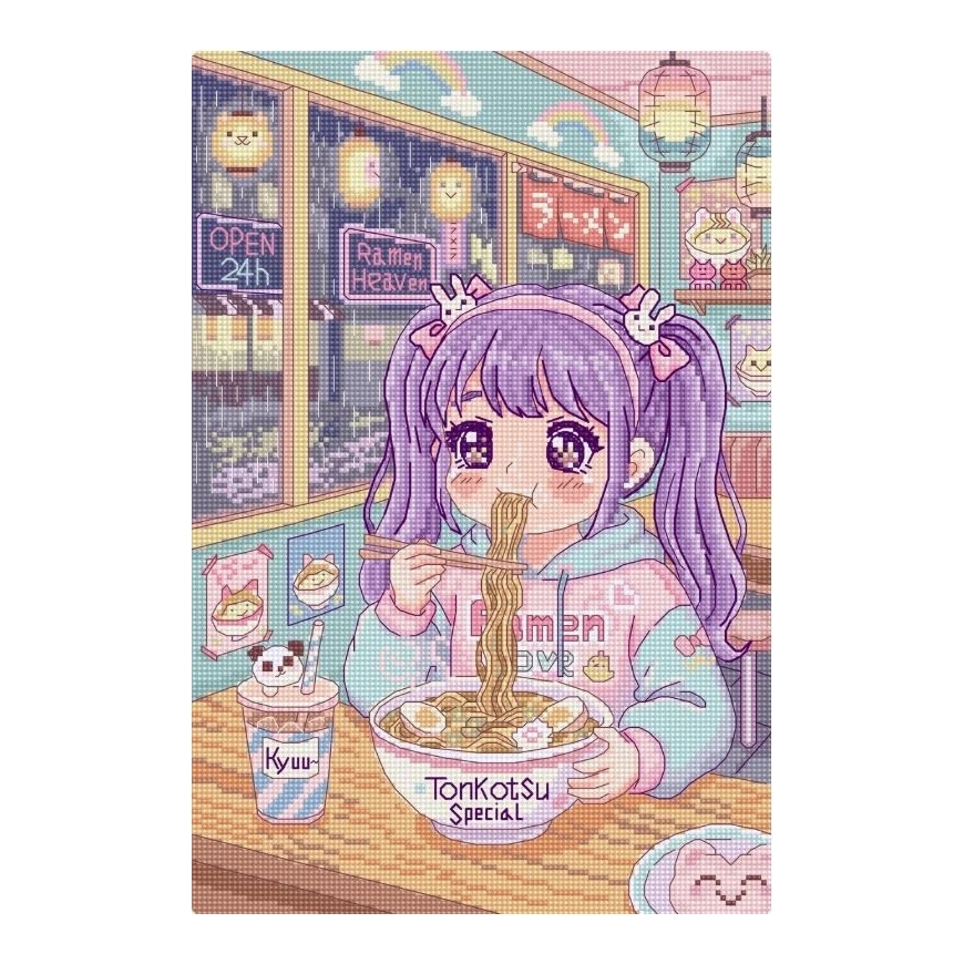 Letistitch Izšūšanas komplekts "Ramen diena" 18x27 cm