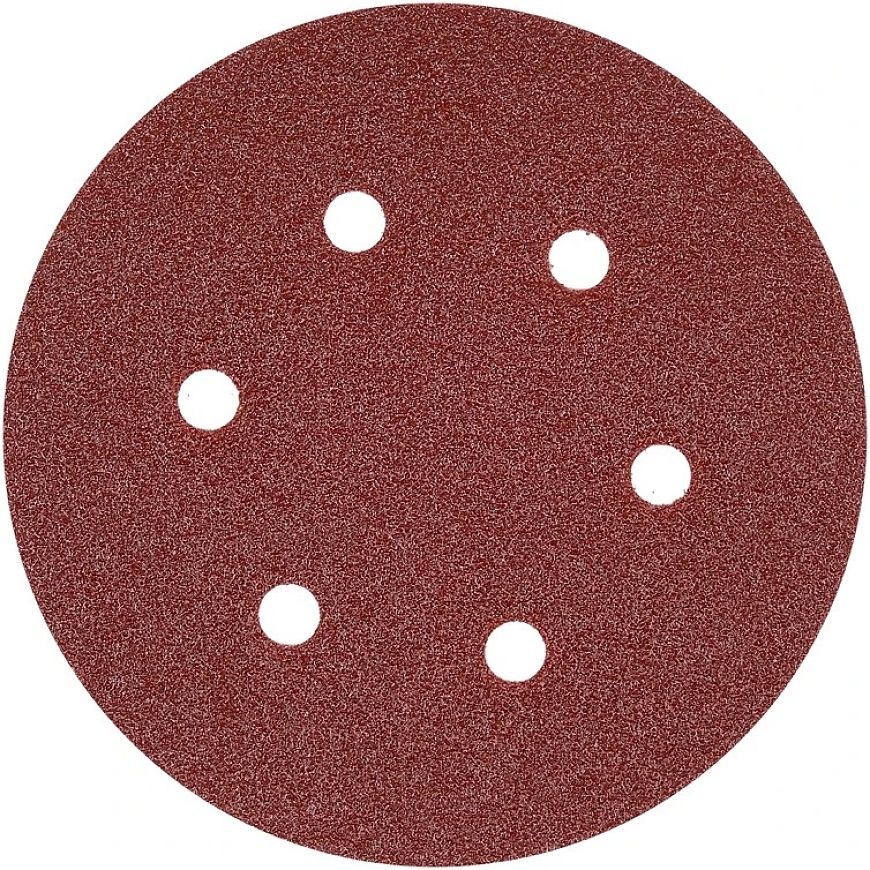 Yato Toya Smilšpapīrs Velcro | 6 Caurumi | 150 mm / P60 | 50 gab. (YT-834582) – 3