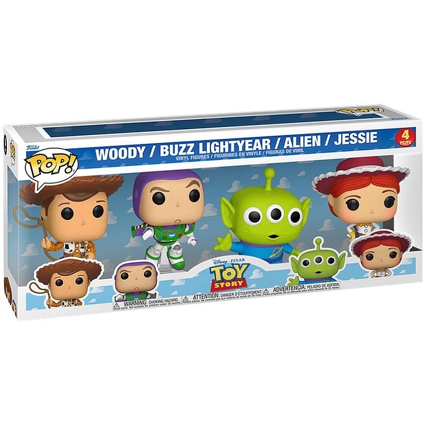 FUNKO Bitty POP! Figure Set: Toy Story, ~9.7 to 11.2 cm (4 pcs)