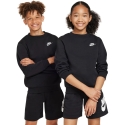Nike Sportswear Club Fleece bērnu džemperis ar kapuci, melns FD3006 010 Nike Sportswear Club Fleece bērnu džemperis ar kapuci, melns FD3006 010