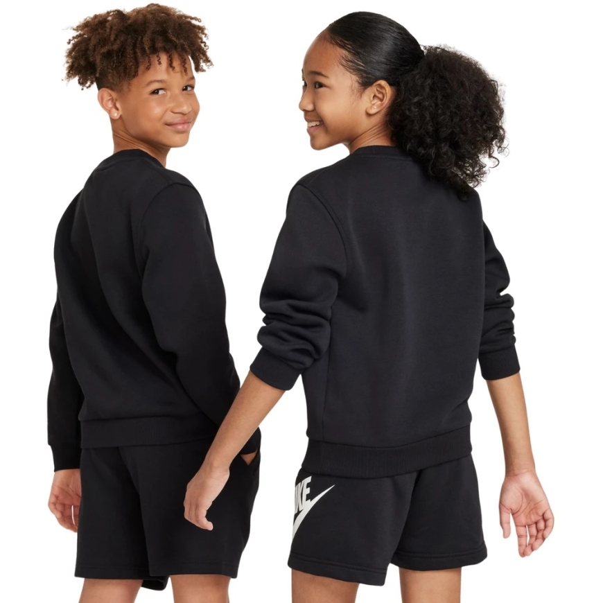 Nike Sportswear Club Fleece bērnu džemperis ar kapuci, melns FD3006 010 – 2