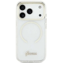 "Guess IML Script Metal MagSafe" ümbris "iPhone Air" jaoks – selge "Guess IML Script Metal MagSafe" ümbris "iPhone Air" jaoks – selge
